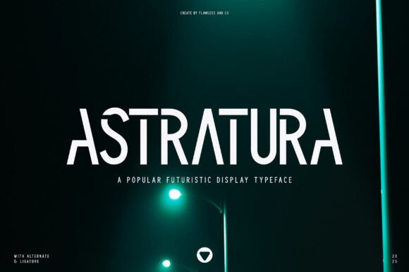 Astratura: A Futuristic Font for Creative Makers