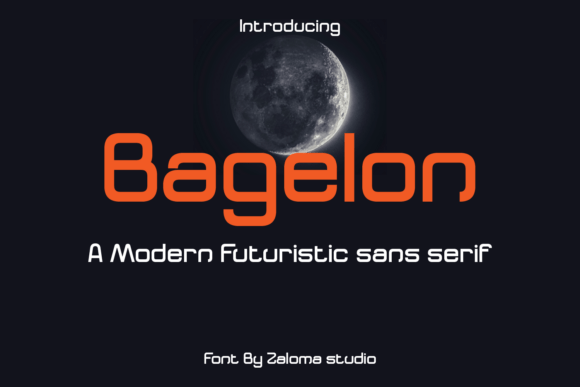 Bagelon: A Futuristic Font for Modern Design