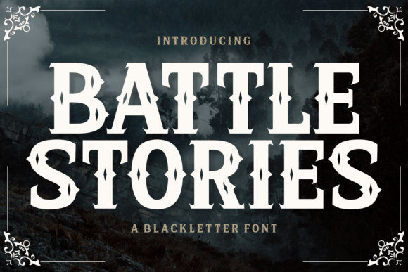 Battle Stories Font for Bold Branding