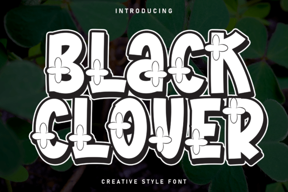 Black Clover Font for Bold Branding
