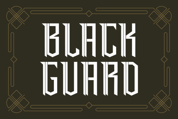 Black Guard Font for Bold Branding