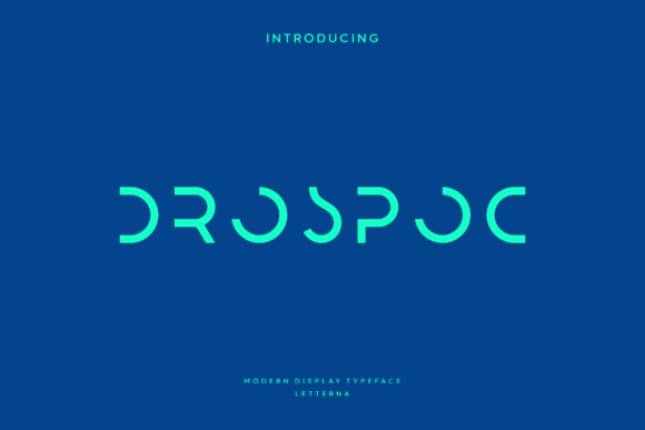 Drospoc: Modern Font for Digital Design