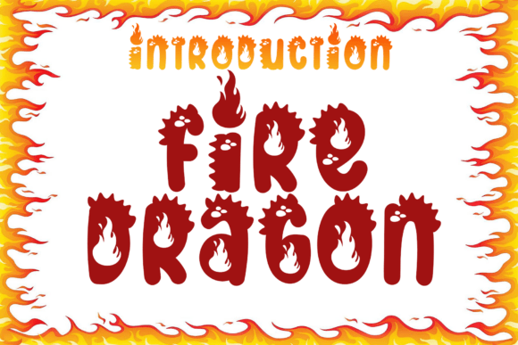 Fire Dragon Font for Bold Branding