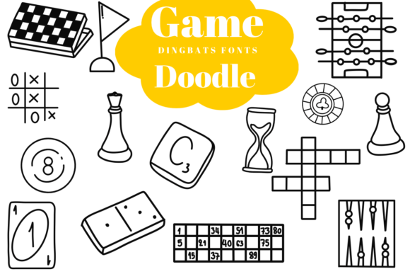 Game Doodle Font