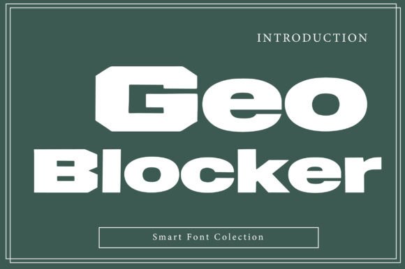 Geo Blocker Font for Bold Web Design