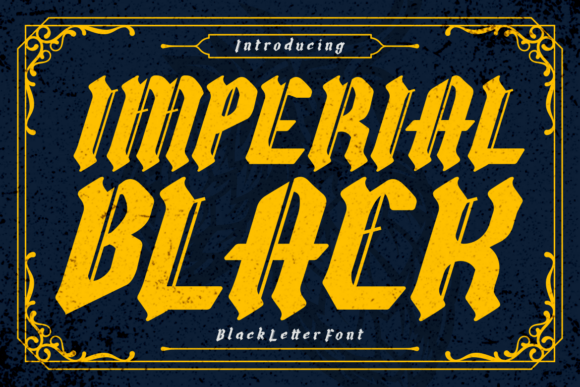 Imperial Black Font for Bold Branding