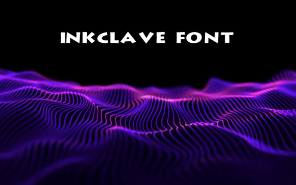 Inkclave: A Futuristic Font for Bold Design