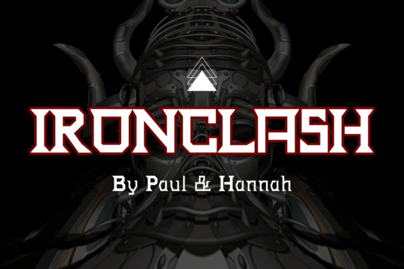 Ironclash Font: Bold and Futuristic