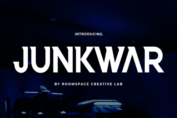 Junkwar Font for Creative Makers