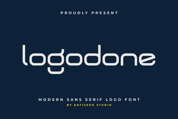 Logodone: Modern Tech Font for Web Design