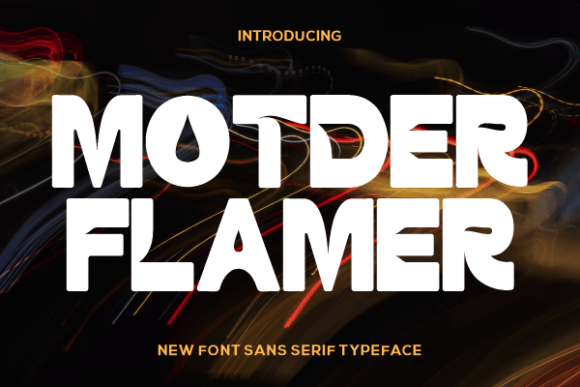 Motder Flamer Font