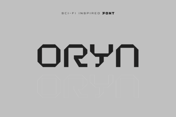 Oryn: A Futuristic Font for Creative Makers