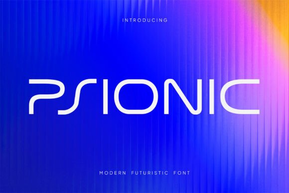 Psionic – The Futuristic Display Typeface