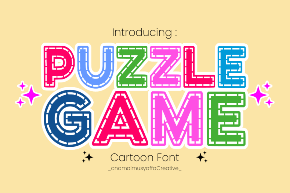 Puzzle Game Font
