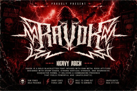 Ravok Font for Bold Branding