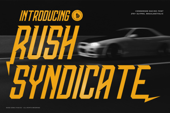 Rush Syndicate Font for Creative Makers
