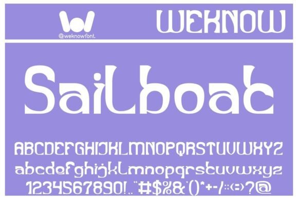 Sailboat Font for Business Branding