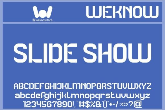 Slide Show Font Review