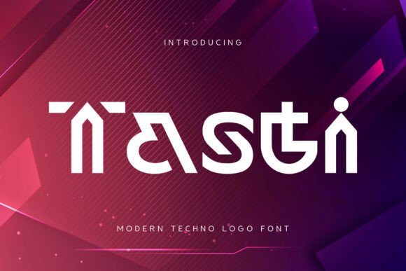Tasti: A Modern Techno Typeface