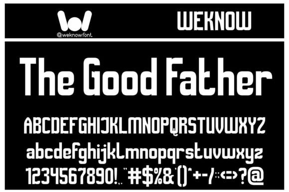 The Good Father Font for Business Branding