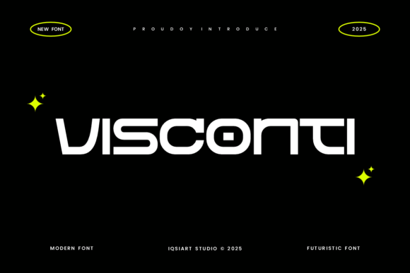 Visconti Font: Futuristic Sans Serif